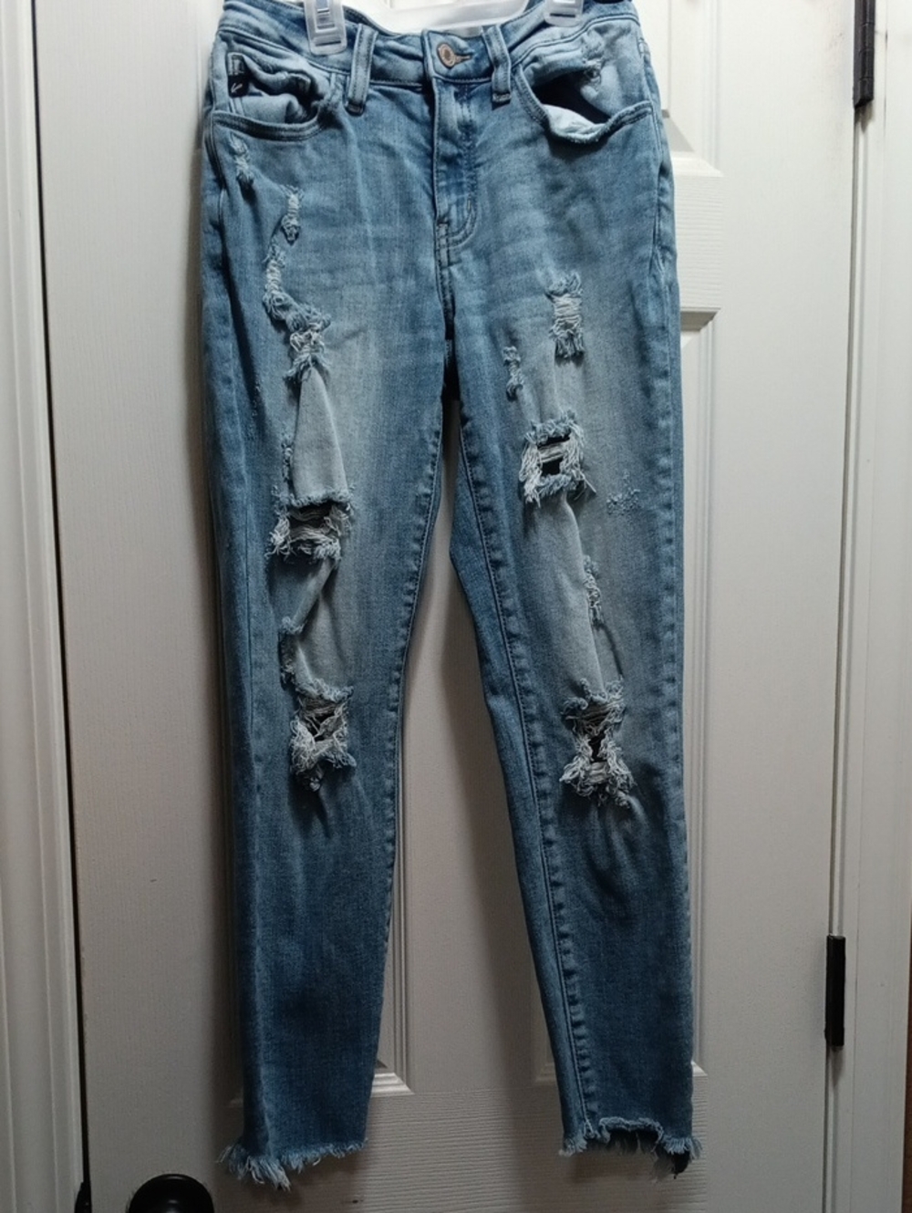 KanCan Light Blue Distressed Skinny Jeans